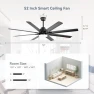 Превью 52 Inch Ceiling Fan with Lights, Smart Indoor/Outdoor — Smart Fan, Sofucor
