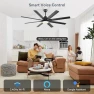 Превью 52 Inch Ceiling Fan with Lights, Smart Indoor/Outdoor — Smart Fan, Sofucor