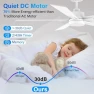 Превью 52" Smart Ceiling Fan with Lights — Smart Fan, Lorpies
