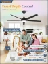 Превью 56'' Smart Ceiling Fan with RGB Lights — Smart Fan, Fanbulous