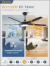 Превью 56'' Smart Ceiling Fan with RGB Lights — Smart Fan, Fanbulous