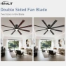 Превью 72 Inch Smart Ceiling Fan with Light and Remote — Smart Fan, Homlit
