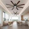Превью 72 Inch Smart Ceiling Fan with Light and Remote — Smart Fan, Homlit
