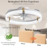 Превью Smart Ceiling Fan with Lights Remote — Smart Fan, DIAMONDFORGE