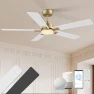 Превью Smart Outdoor Ceiling Fan with Lights and Remote — Smart Fan, cumilo