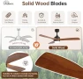 Превью Smart Wood Ceiling Fan with Light — Smart Fan, Sofucor