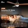 Превью Smart Wood Ceiling Fan with Light — Smart Fan, Sofucor