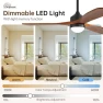 Превью Smart Wood Ceiling Fan with Light — Smart Fan, Sofucor