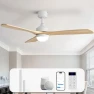 Превью Smart Wood Ceiling Fan with Light — Smart Fan, Sofucor