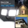 Превью 100W Smart Flood Lights Outdoor, 3 Adjustable Heads, 9000LM Dimmable Hardwired Security Light, WiFi Alexa Control... — Smart Light Bulb, Onforu