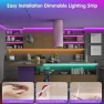 Превью 50ft Led Strip Lights, Smart Led Lights Strip Music Sync Color Changing Lights App Control and 23keys Remote, Led Lights... — LED Strip Lights, Tenmiro