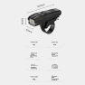 Превью Bicycle Front Light With Horn — Smart Bike Light