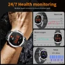 Превью Smart Watch AMOLED Screen Sport Tracker Sleep Health Monitor Flashlight Bluetooth Call Waterproof — Smart Watch, LIGE