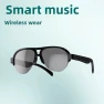 Превью AI Translation Smart Glasses with Bluetooth Call Headset and UV Protection Sunglasses — Smart Glasses