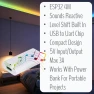 Превью WLED Sounds Reactive USB Portable Addressable Strip Controller — LED Strip Lights, IoTorero