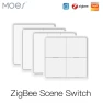 Превью 4-Gang ZigBee Smart Wireless Scene Switch — Smart Button Pusher, MOES