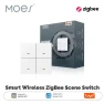 Превью ZigBee Scene Switch 4 Gang Wireless 12 Push Button Controller — Smart Switch, MOES