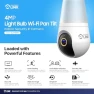 Превью 4MP Light Bulb WiFi Camera with Pan/Tilt and Human Detection — Security Camera, Amcrest