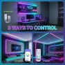 Превью RGBW IC COB LED Strip 32.8ft Natural White 4000K Addressable Multicolor Kit — LED Strip Lights, FOSUO