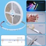 Превью RGBW IC COB LED Strip 32.8ft Natural White 4000K Addressable Multicolor Kit — LED Strip Lights, FOSUO
