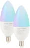 Превью Smart E12 LED Bulb (2 Pack) — Smart Light Bulb, Amazon Basics