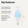 Превью Smart E12 LED Bulb (2 Pack) — Smart Light Bulb, Amazon Basics