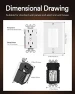 Превью Smart In-Wall Electrical Outlet with Voice Control — Smart Plug, Lumary