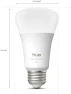 Превью Smart LED Bulb - White & Color Ambiance (3 Pack) — Smart Light Bulb, Philips