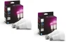 Превью Smart LED Bulb - White & Color Ambiance (3 Pack) — Smart Light Bulb, Philips