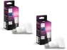 Превью Smart LED Bulb - White & Color Ambiance (3 Pack) — Smart Light Bulb, Philips