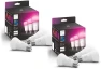 Превью Smart LED Bulb - White & Color Ambiance (3 Pack) — Smart Light Bulb, Philips