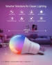Превью Smart Light Bulbs - Color Changing, A19, 60W Equivalent, RGBCW 800 Lumen, 4 Pack — Smart Light Bulb, Fancylink