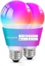 Превью Smart Light Bulbs - Color Changing, A19, 60W Equivalent, RGBCW 800 Lumen, 4 Pack — Smart Light Bulb, Fancylink