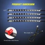 Превью 48 LEDs Multicolor Music Car Strip Light with Sound Active Function — LED Strip Lights, Nilight