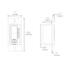 Превью Pure Smart Battery-Powered Multi-Functional Wireless Light Switch — Smart Switch, HALO