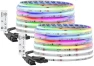 Превью Smart IC RGBW COB LED Strip 3000K, 16.4FT, 273 LEDs/ft, Color Chasing and Uniform Light — LED Strip Lights, BTF-LIGHTING
