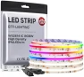 Превью Smart IC RGBW COB LED Strip 3000K, 16.4FT, 273 LEDs/ft, Color Chasing and Uniform Light — LED Strip Lights, BTF-LIGHTING