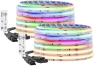 Превью Smart IC RGBW COB LED Strip 3000K, 16.4FT, 273 LEDs/ft, Color Chasing and Uniform Light — LED Strip Lights, BTF-LIGHTING