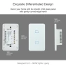 Превью Smart Light Switch with Bluetooth (2 Gang Touch Panel) — Smart Switch, Hauza