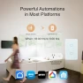 Превью Smart Light Switch with Bluetooth (2 Gang Touch Panel) — Smart Switch, Hauza