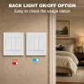 Превью Smart Switch 3 Gang, Neutral Wire Required, 2.4GHz Wi-Fi Light Switch — Smart Switch, HQL