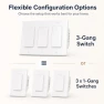 Превью Smart Switch 3 Gang, Neutral Wire Required, 2.4GHz Wi-Fi Light Switch — Smart Switch, HQL