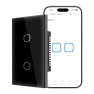 Превью Smart Wall Touch Switch, 2 Channels, 120-Type Panel, 2.4GHz Wi-Fi, Neutral Required, Matter Compatible — Smart Switch, Sonoff
