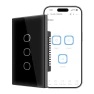 Превью Smart Wall Touch Switch, 2 Channels, 120-Type Panel, 2.4GHz Wi-Fi, Neutral Required, Matter Compatible — Smart Switch, Sonoff