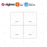 Превью Wireless Smart Scene Switch Button (4 Gang) — Smart Button Pusher, Tuya