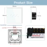 Превью Zigbee Touch Switch Glass 1/2/3 Gang Smart Light Switch — Smart Switch, BSEED