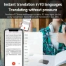Превью A3 Dual-key Arc-Frame Twill Texture Ultra-thin AI Smart Voice Recorder with AIREC App Support, 8GB — Translator Device