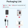 Превью A3 Dual-key Arc-Frame Twill Texture Ultra-thin AI Smart Voice Recorder with AIREC App Support, 8GB — Translator Device