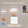 Превью 4 Gang Wireless Scene Switch Button — Smart Button Pusher