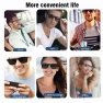 Превью Smart Glasses with Blue-Light-Filtering Polarized Sunglass Lenses — Smart Glasses, VIKEFON